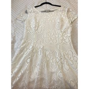 American Rag White Lace Mini Dress